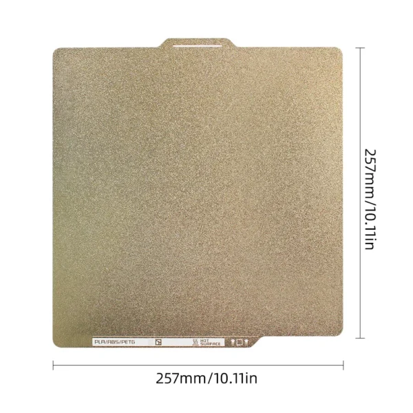 3D-Druck-Bauplatte – kompatibel mit Bambu Lab X1/X1C/P1P/P1S und A1 Combo 257x257