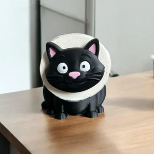 Momo der Toilettenpapierhalter als Katze