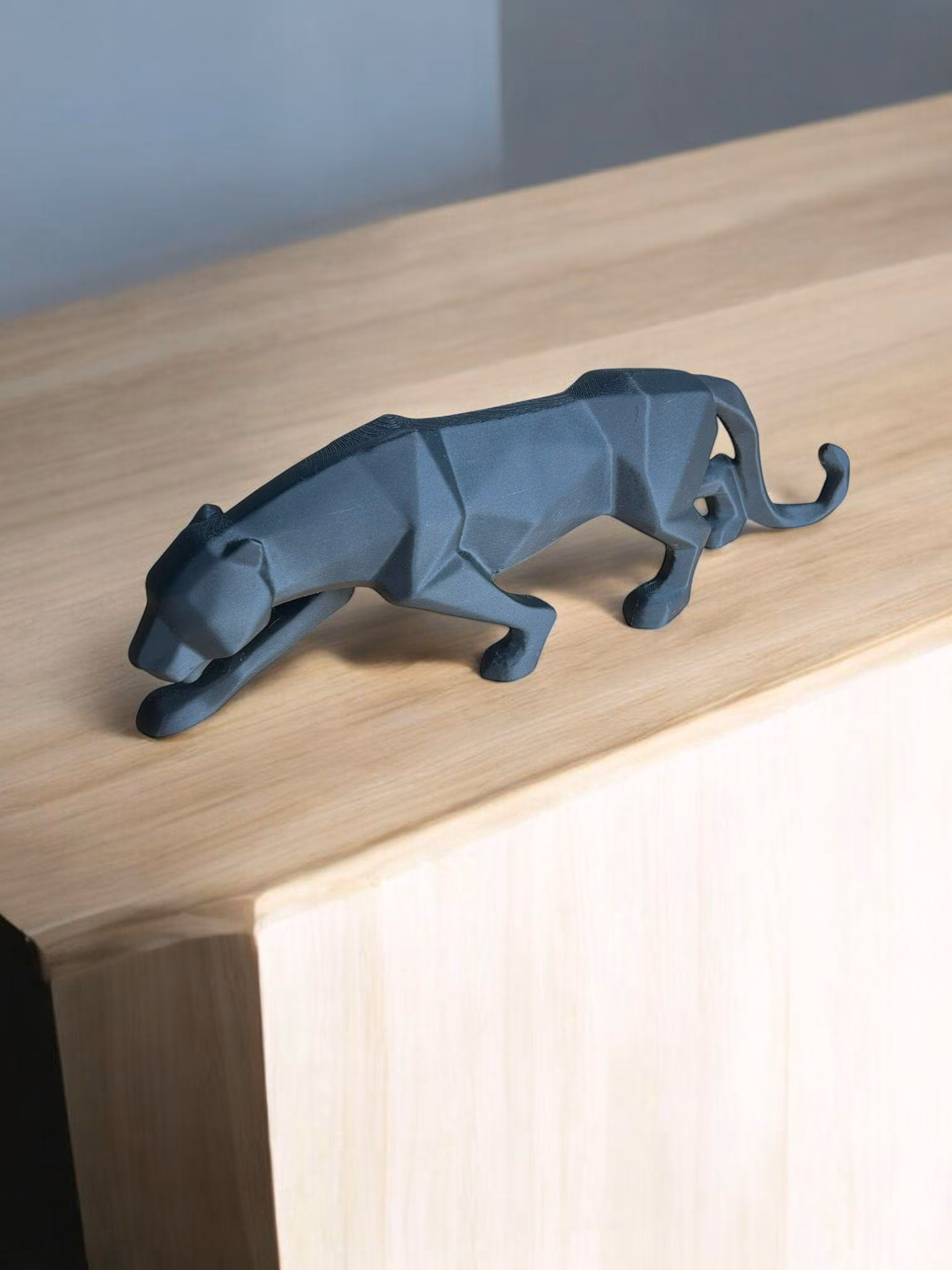 Panther Statue schwarz - Deko - Panther - Figur - Kunstfigur – Bild 2