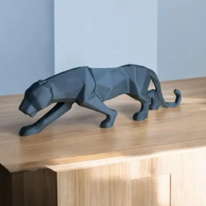 Panther Statue schwarz - Deko - Panther - Figur - Kunstfigur