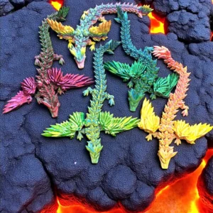 Kristalldrache mit Flügel